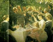 Peter Severin Kroyer, frokostgildet, hip, hip, hurra,